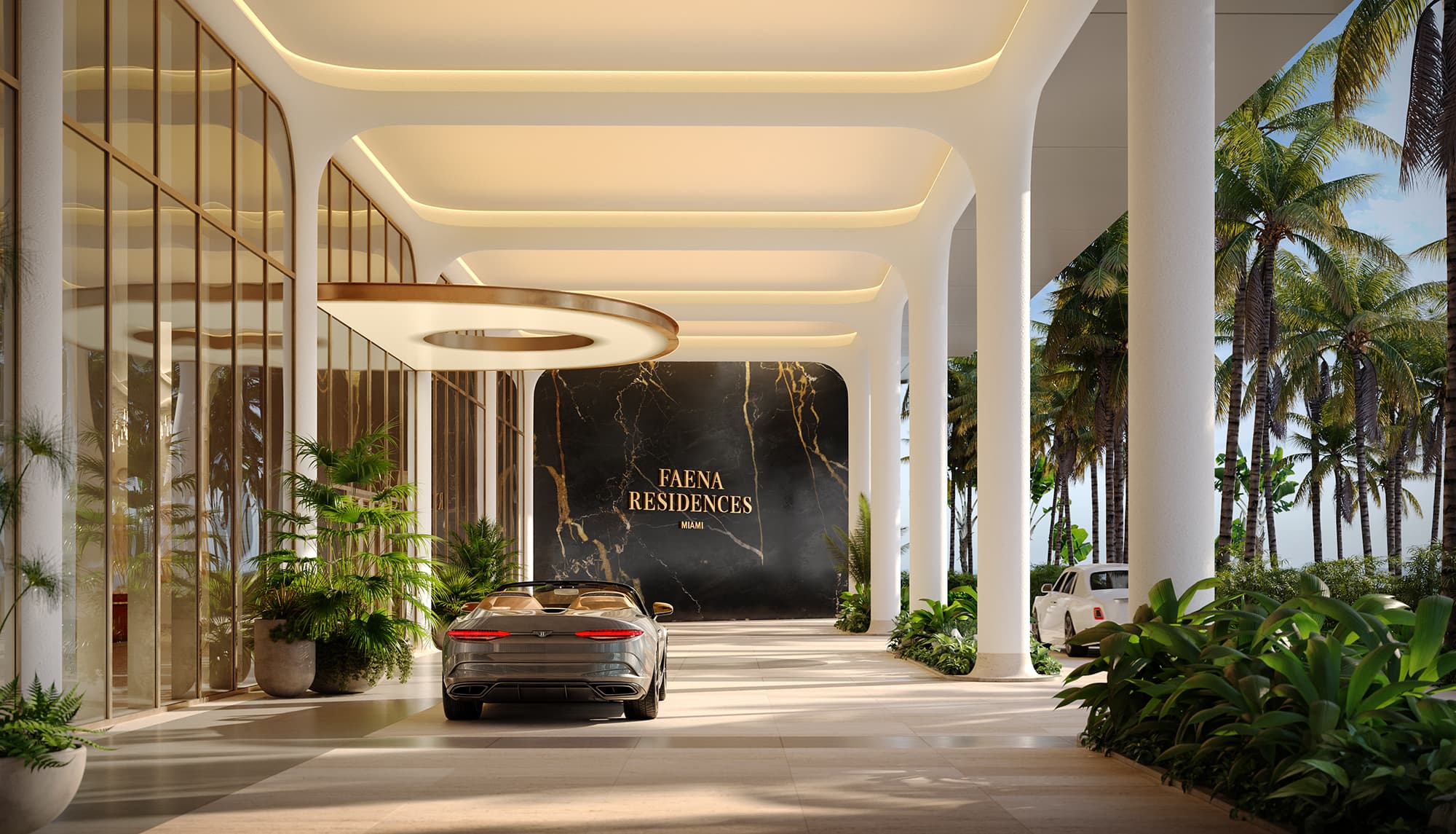 Luxury real estate hero background