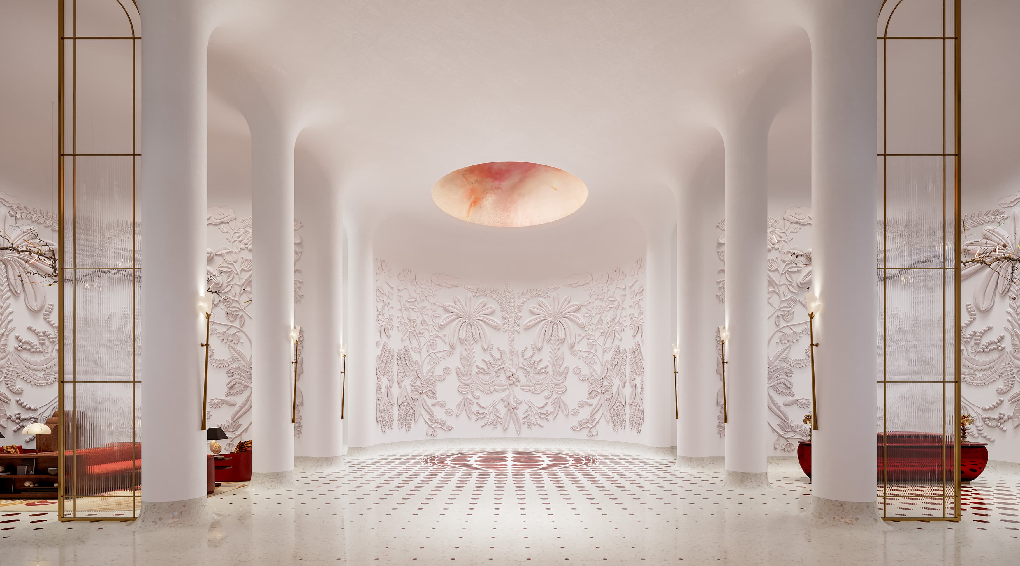 Luxury real estate hero background
