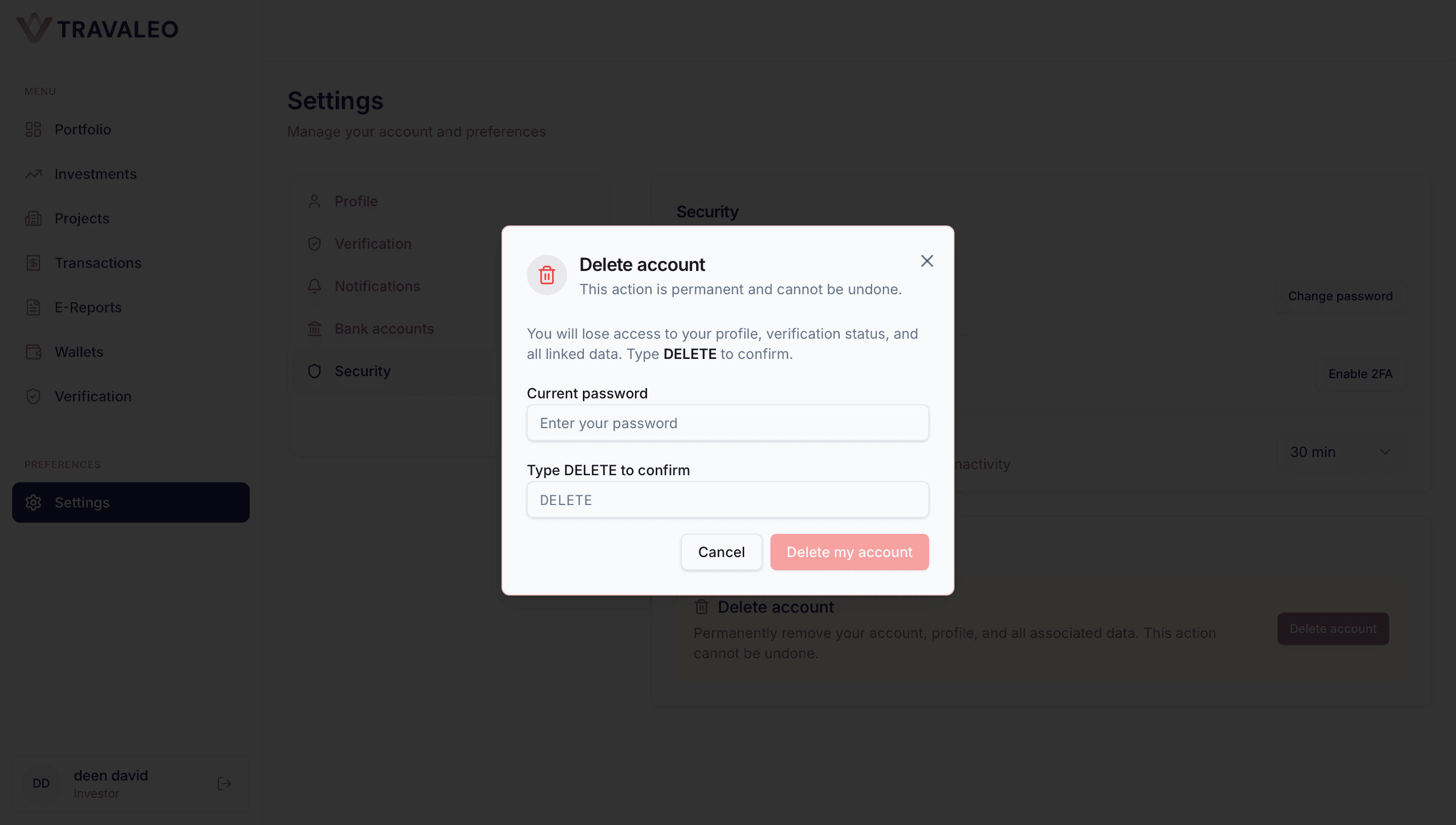 Delete Account illustration